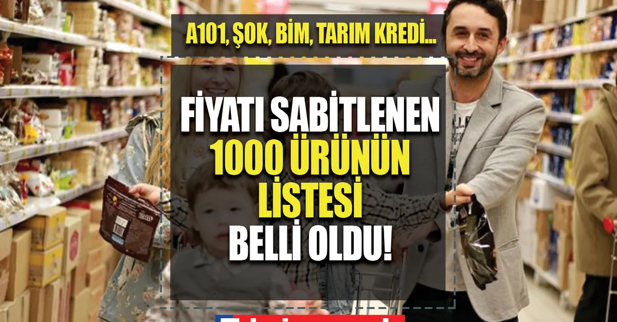 1000 üründe fiyat sabitleyen market hangisi? Hangi zincir market ...