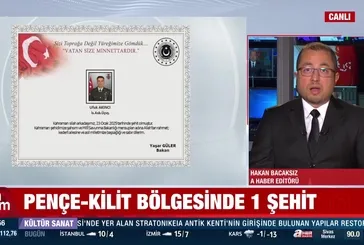 MSB'den acı haber: 1 asker şehit oldu!