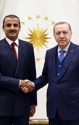 Katar Emiri Temim'den Erdoğan'a tebrik telefonu