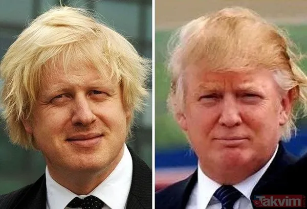 Donald Trump ve Boris Johnson'ın şoke eden benzerliği! Sosyal medya sallandı - 9