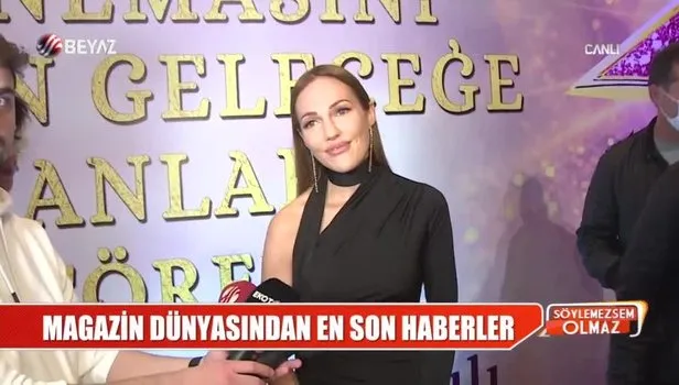 Meryem Uzerli derin yırtmacıyla göz kamaştırdı! İki kız çocuk annesi Meryem fit haliyle geceye damga vurdu!