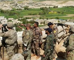 ABD askerleri teröristlerle omuz omuza...