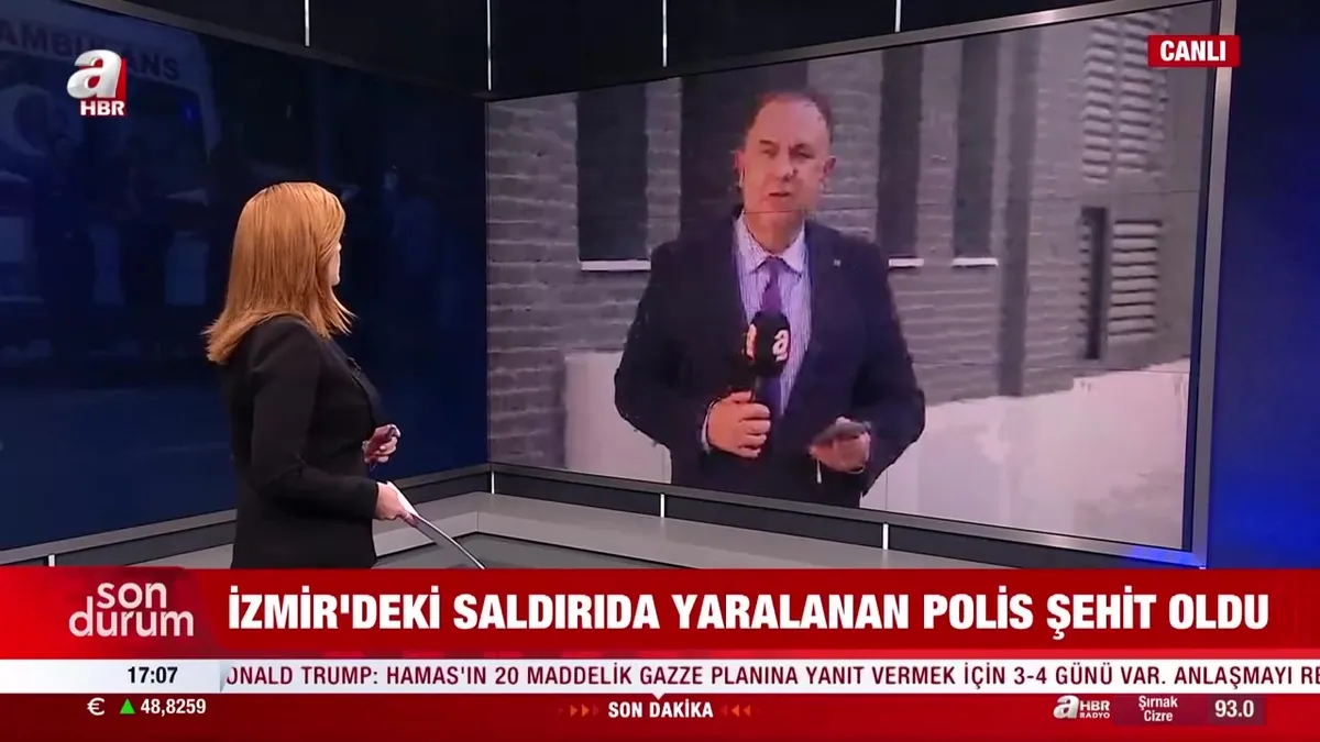 İzmir'deki saldırıda yaralanan polis şehit oldu