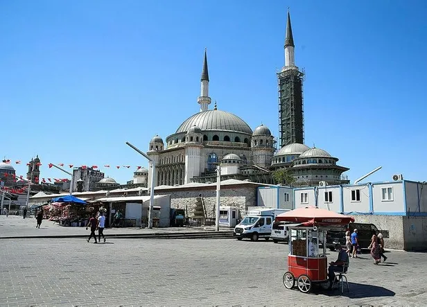 Son dakika: Taksim'e yapılan caminin genel işçiliğinin yüzde 65'i tamamlandı-3