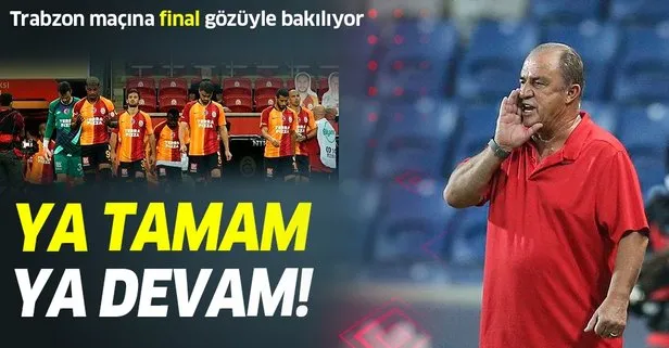 Ya tamam ya devam! Galatasaray, Trabzonspor maçına final gözüyle bakıyor...