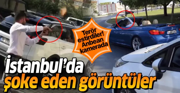 İstanbul’un göbeğinde terör estirdiler: Silahlı düğün konvoyu