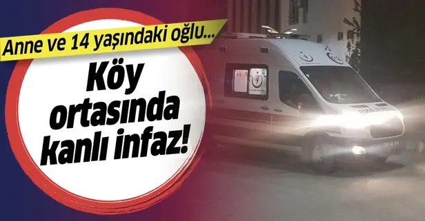 Son dakika: Hakkari'de köy ortasında kanlı infaz! Anne ve 14 yaşındaki oğlu...