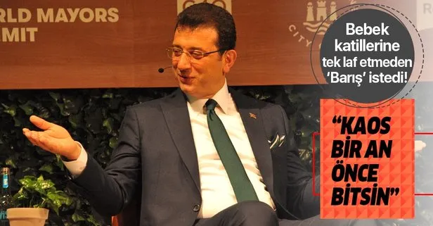 Bebek katillerine tek laf etmeden ‘Barış’ istedi!