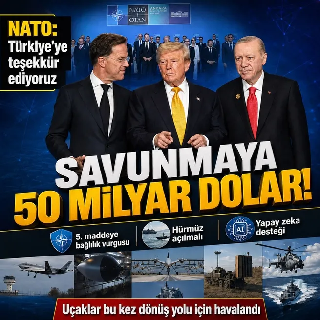 NATO Ankara Zirvesinde 50 milyar dolarlık anlaşma! Dönüş yolu için uçaklar peş peşe havalandı