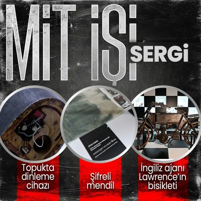 MİTten Temas İstanbul sergisi! İşte ajanların kullandığı malzemeler ve gizli silahlar