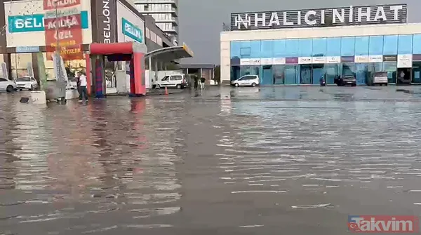 Sağanak ve dolu yağışı Ankara'yı yine felç etti! Yollar göle döndü, iş yerlerini su bastı - 29