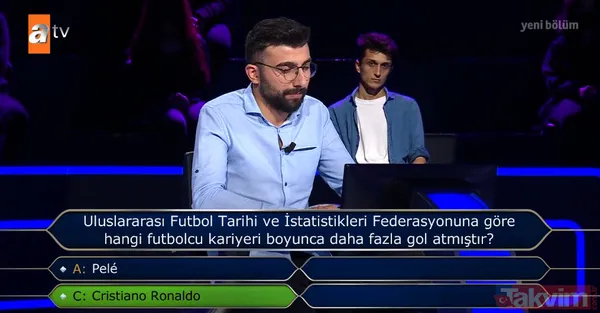 Pele, Maradona, Ronaldo, Messi... Kenan İmirzalıoğlu Kim Milyoner Olmak İster'de sordu, herkes araştırdı! En çok gol atan... - 5