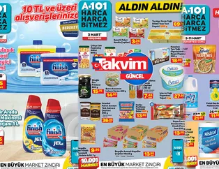 1 litresi 82,90'dan 29,95'e kadar düştü! Tuvalet kağıdı, yoğurt, peynir.... Haftanın yeni indirimleri belli oldu, A101 aktüel kataloğu yayında!