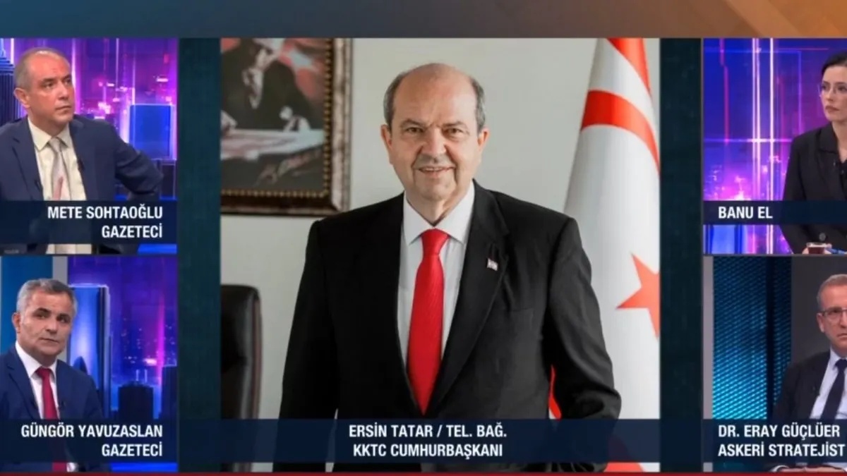 KKTC Cumhurbaşkanı Ersin Tatar'dan A Haber'de kritik açıklamalar! 