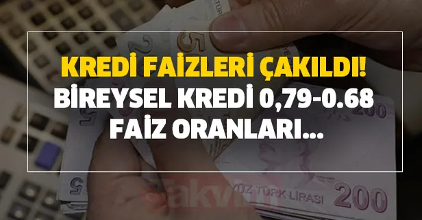 İNG, İş Bankası, TEB, Finansbank ve Şekerbank bireysel kredi 0,79-0.68 faiz oranları! Kredi faizleri çakıldı!