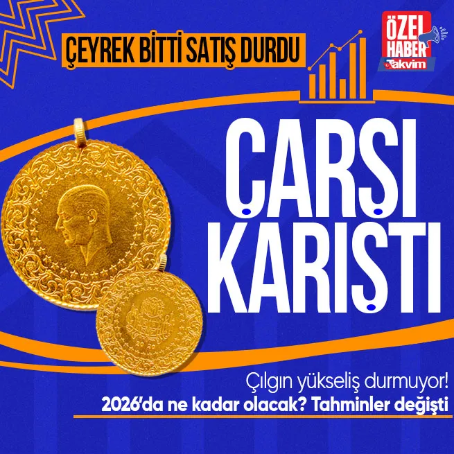 Altında çılgın yükseliş durmadı! Vatandaşlar kuyumculara akın etti | Çeyrek bitti satış durdu