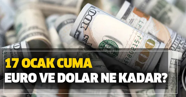 Dolarda son durum: Bugün euro ve dolar ne kadar oldu? 17 Ocak güncel döviz kurları alış satış fiyatı
