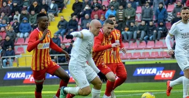 Maç sonucu: Hes Kablo Kayserispor 1-1 MKE Ankaragücü