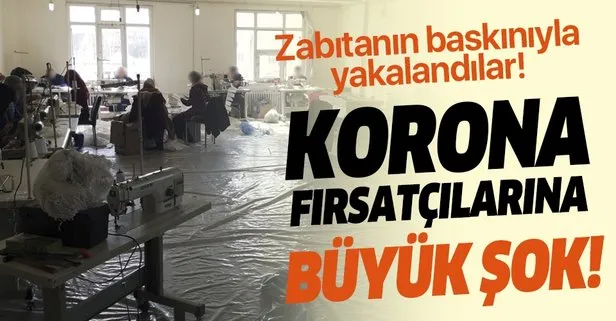 Son dakika: Ankara’da koronavirüs fırsatçılarına baskın! Kaçak maske üreticisi mühürlendi