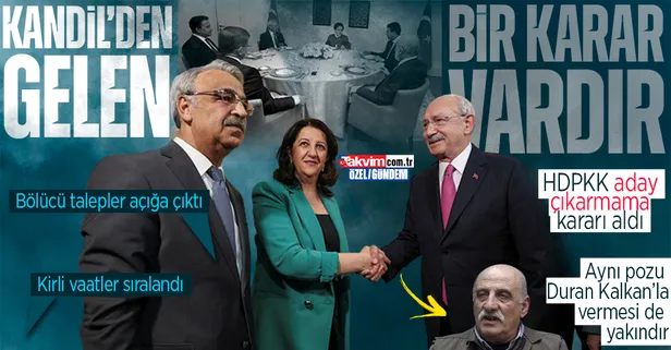Halil İbrahim değil sırtlanlar sofrası! HDPKK Kılıçdaroğlu'nu destekleme kararı aldı: CHP ne vadetti, hangi bölücü taleplere boyun eğdi?