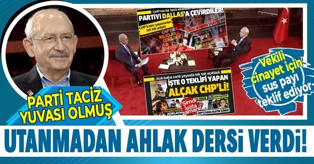 Partisindeki tecavüzlere sessiz kalan Kılıçdaroğlu’ndan Cumhur İttifakı’na  ’ahlaksızlar’ iftirası