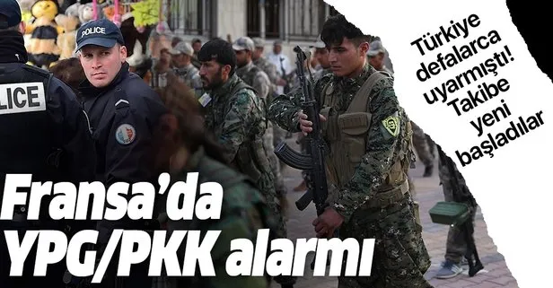 Fransa’da YPG/PKK alarmı! Fransız istihbaratı YPG/PKK’lı teröristleri takibe başladı