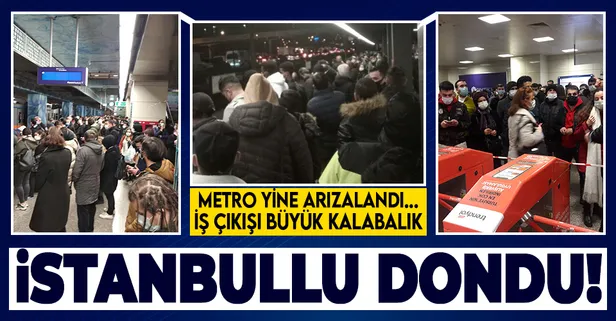 İstanbul'da yine metro arızası! Yenikapı-Bayrampaşa arasında metro seferleri durduruldu