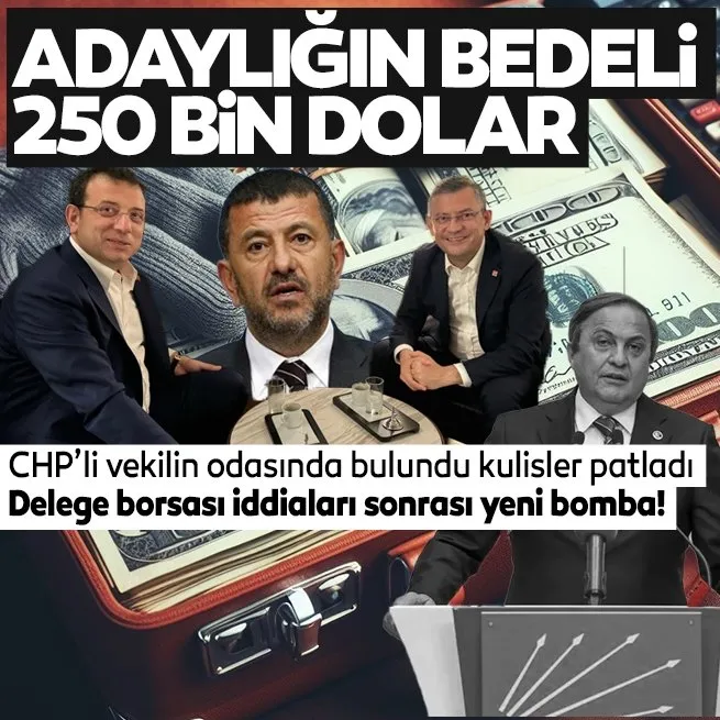 CHPdeki delege borsası iddiaları sonrası Seyit Torunun TBMMdeki odasında 250 bin dolarlık poşet bulundu! Bomba Veli Ağbaba iddiası