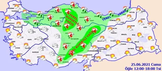 HAVA DURUMU | Meteorolojiden 9 il için kuvvetli yağış uyarısı!-4