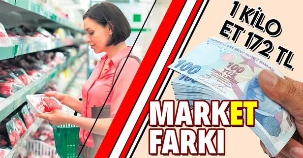 Kırmızı ete market farkı