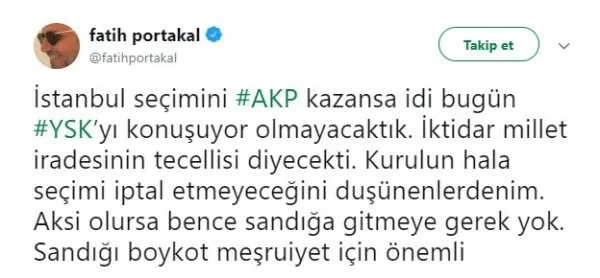 Amerikan beslemesi Fatih Portakal'dan seçimleri boykot provokasyonu-2