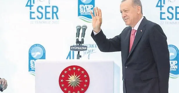 Başkan Erdoğan Eyüpsultan’daki 41 Ayda 41 Eser Toplu Açılış Töreni’ne katıldı!