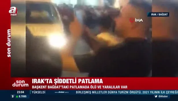 Irak'ın başkenti Bağdat'ta patlama! Ölü ve yaralılar var...