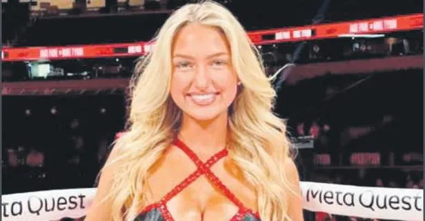 Mike Tyson ile Jake Paul düellosunda 'round girl' Sydney 430 bin takipçi kazandı!