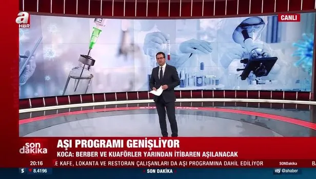 SON DAKİKA: Sağlık Bakanı Fahrettin Koca: Berber ve kuaförler yarından itibaren aşılanacak