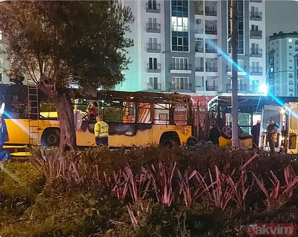 Avcılar'da İETT otobüsü alev topuna döndü - 7