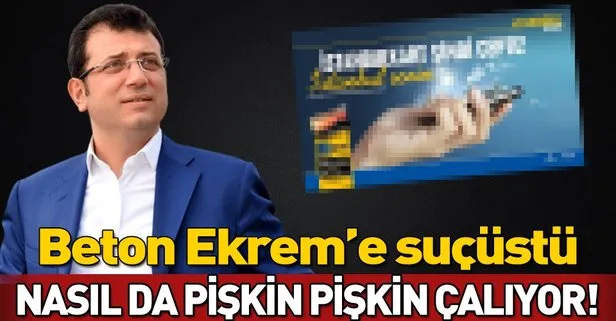 CHP’li Ekrem İmamoğlu’ndan çalıntı slogan! Suçüstü yakalandı