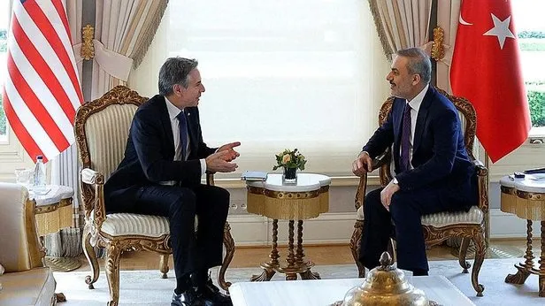 Dışişleri Bakanı Hakan Fidan ile ABD Dışişleri Bakanı Blinken İstanbulda görüşüyor! İşte masadaki konular