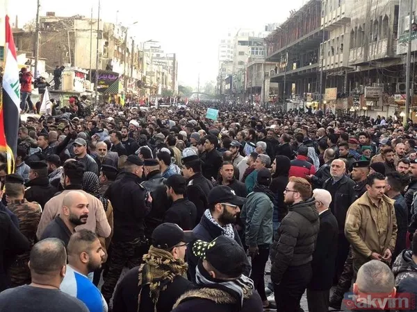 Kasım Süleymani için Ahvaz'da cenaze töreni - 11