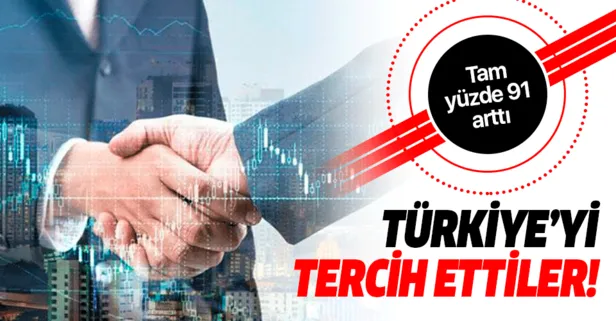 Türkiye'ye yabancı yatırımcı akını! Tam yüzde 91,3 arttı