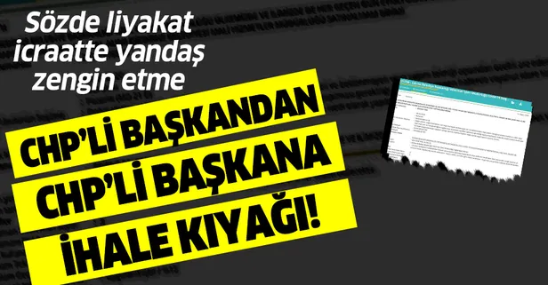 CHP'li Edirne Belediyesi'nden CHP'li başkana ihale kıyağı!