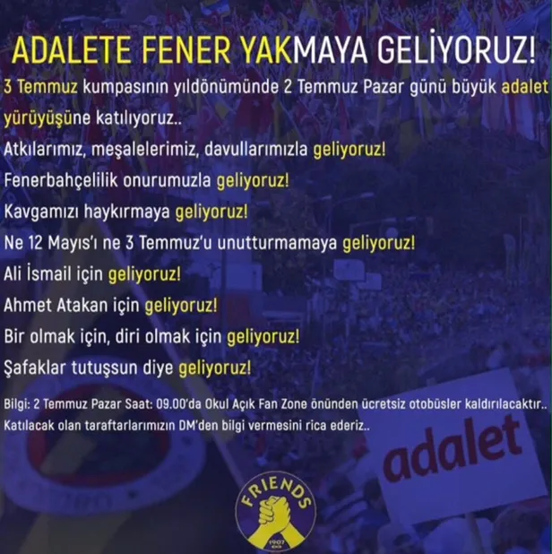 Fenerbahçe'yi FETÖ için yollara döküyorlar-1