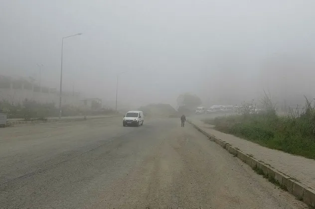 Trabzon'da hava ulaşımına sis engeli!