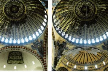 1500 yıllık Ayasofya’da kritik çalışma: Doğu yarım kubbeye çelik platform kuruluyor