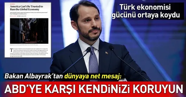 Son dakika: Hazine ve Maliye Bakanı Berat Albayrak, Foreign Policy için makale yazdı
