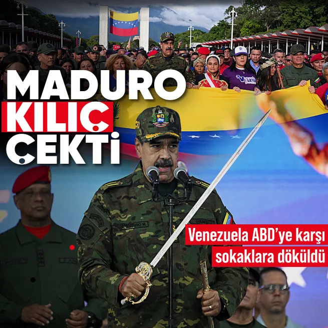Maduro Trump’a kılıç çekti! Venezuela sokaklara döküldü