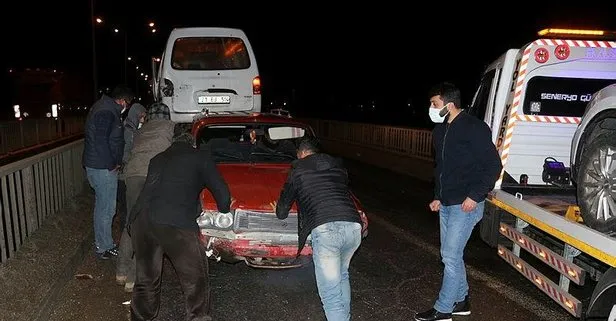 Diyarbakır’da zincirleme kaza! 7 araç birbirine girdi