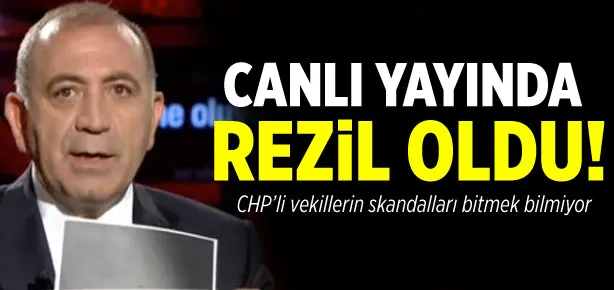 Gürsel Tekin rezil oldu!