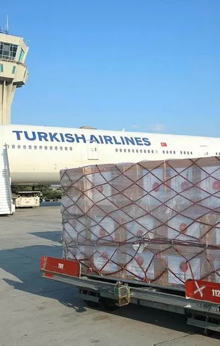 Son dakika: Türkiye’den gönderilen yardım malzemeleri Ukrayna’ya ulaştı