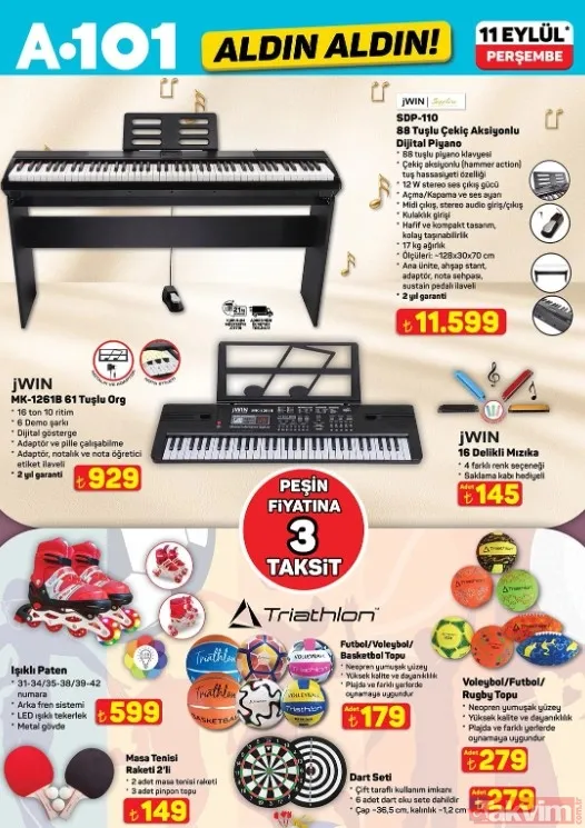 11 Eylül A101 aktüel kataloğu 2025: Bu hafta çarşaf, doğrayıcı, ayakkabılık indirimde - 4